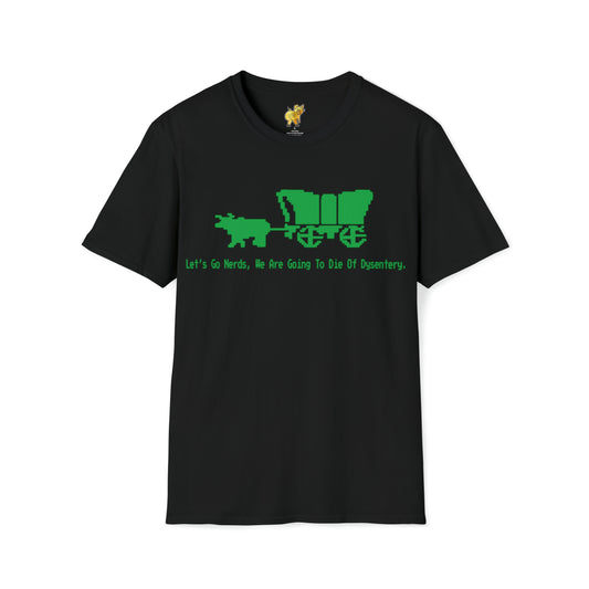 Oregon Trail, Let's go Nerds - Short Sleeve Unisex Soft Style T-Shirt