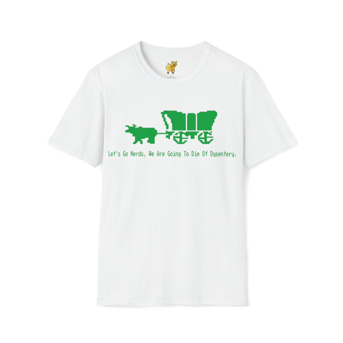 Oregon Trail, Let's go Nerds - Short Sleeve Unisex Soft Style T-Shirt