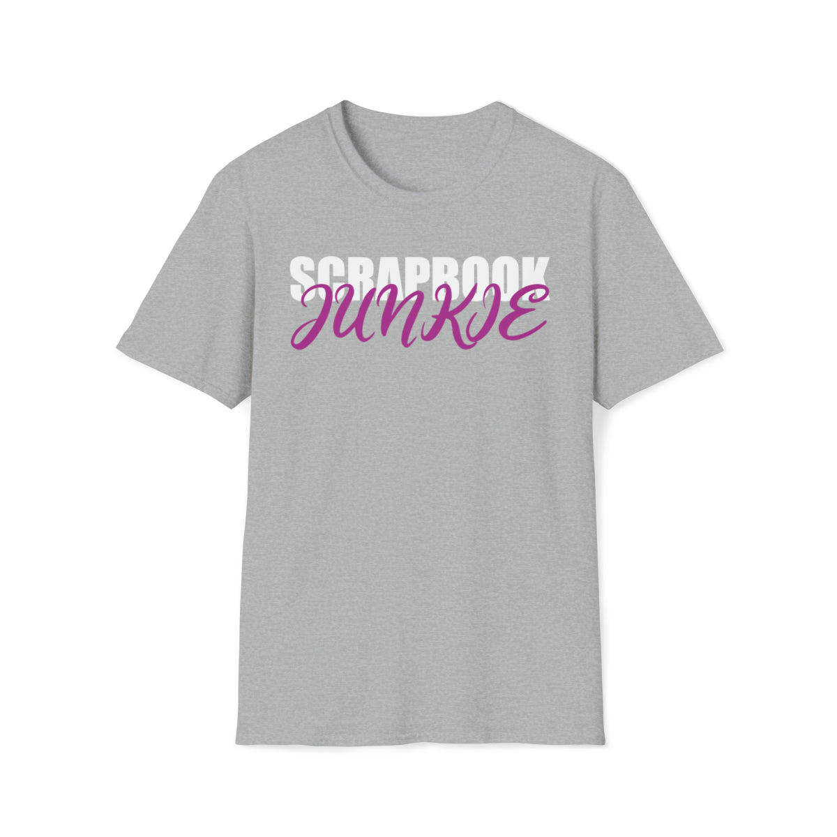 Scrapbook Junkie - Short Sleeve Unisex Soft Style T-Shirt