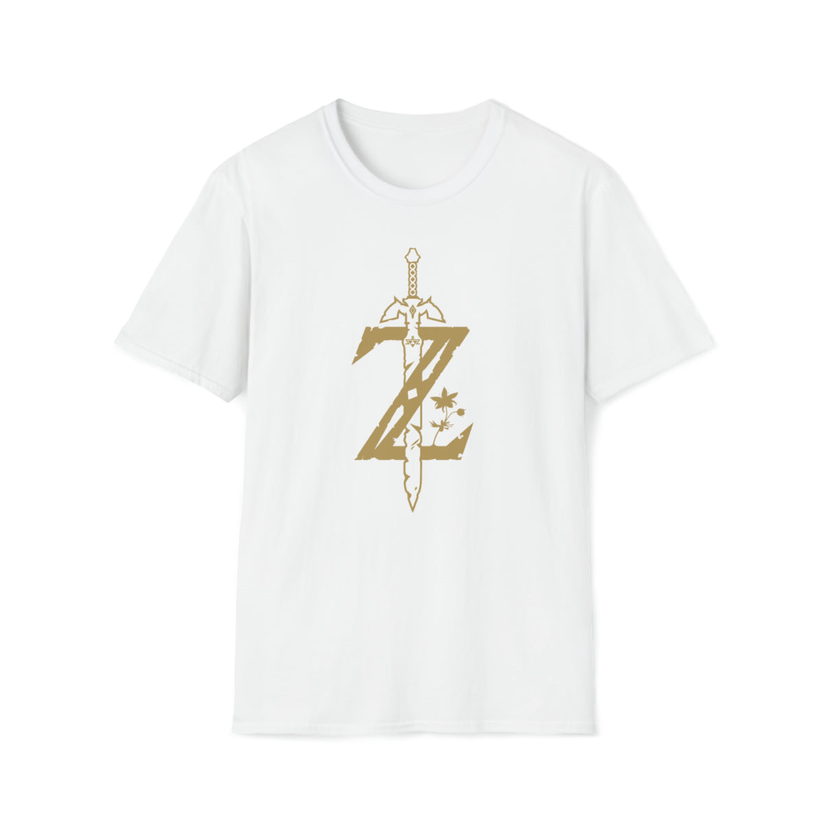 Zelda and the Master Sword - Short Sleeve Unisex Soft Style T-Shirt