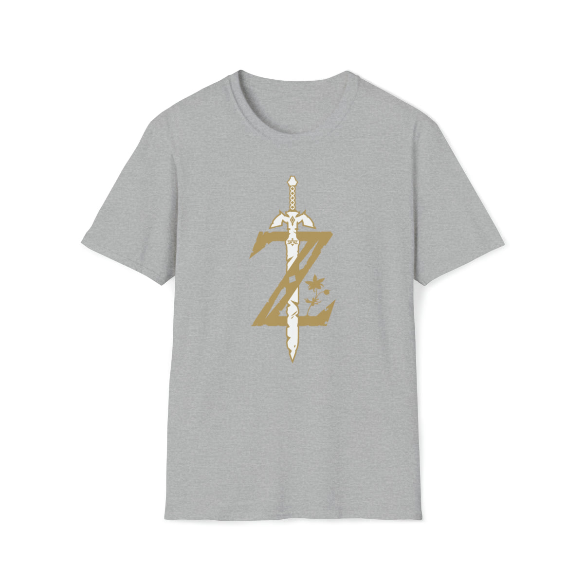 Zelda and the Master Sword - Short Sleeve Unisex Soft Style T-Shirt